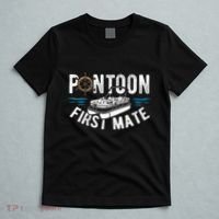 Pontoon First Mate Pontoon Boating Captain Pontoon Boat T-Shirt thumb 5