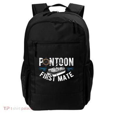 Pontoon First Mate Pontoon Boating Captain Pontoon Boat Backpack
