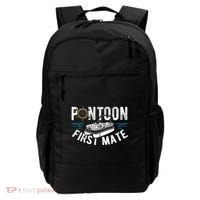 Pontoon First Mate Pontoon Boating Captain Pontoon Boat Backpack thumb 0