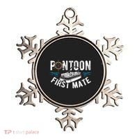 Pontoon First Mate Pontoon Boating Captain Pontoon Boat Ornament thumb 0