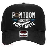 Pontoon First Mate Pontoon Boating Captain Pontoon Boat Hat thumb 0