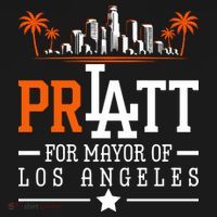 Pratt For Mayor Of Los Angeles City Skyline T-Shirt thumb 7