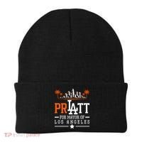 Pratt For Mayor Of Los Angeles City Skyline Beanie thumb 0