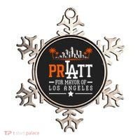 Pratt For Mayor Of Los Angeles City Skyline Ornament thumb 0