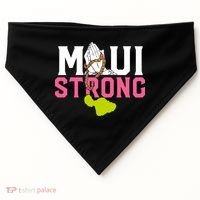 Pray For Maui Hawaii Strong USA-Made Doggie Bandana thumb 0