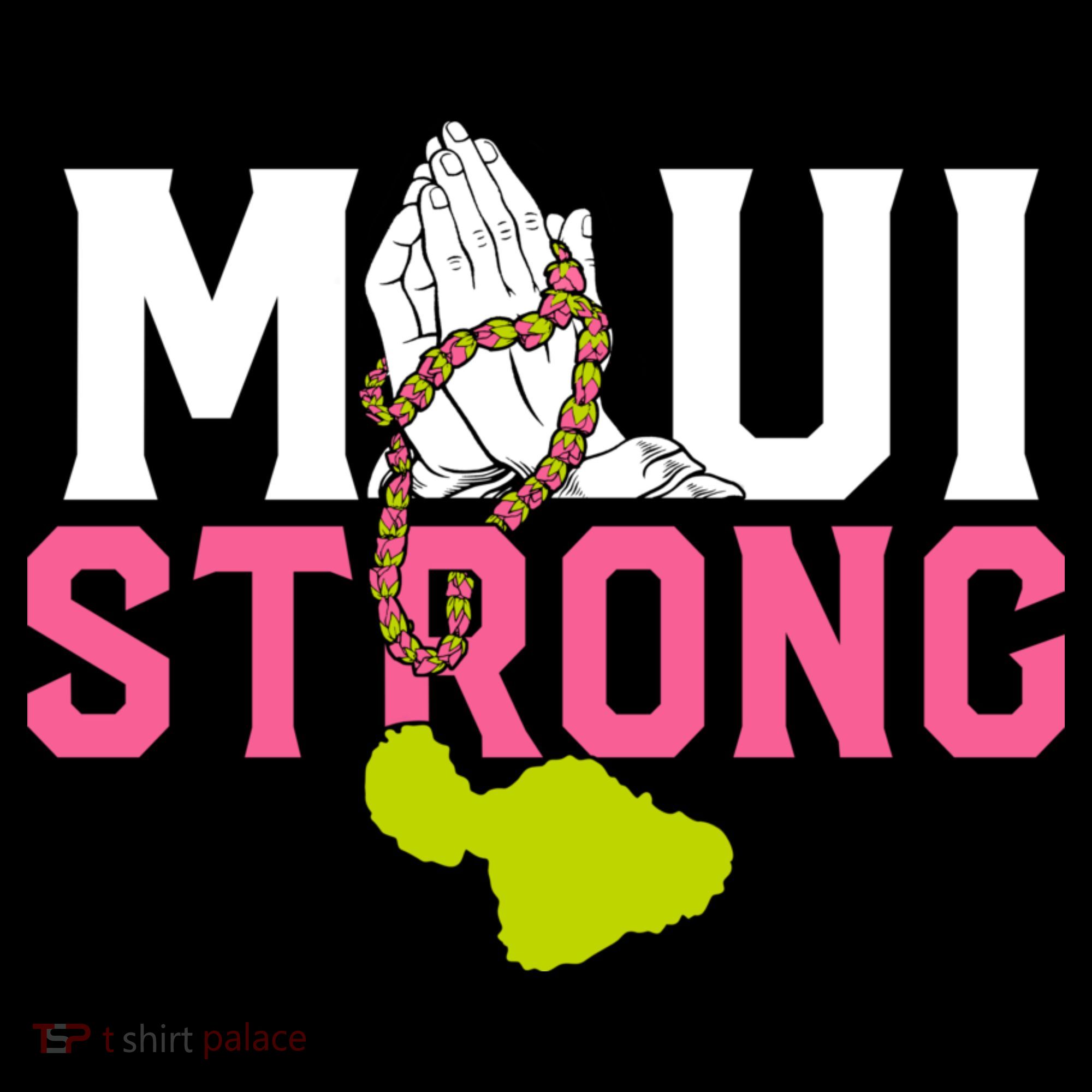 Pray For Maui Hawaii Strong Women's Hoodie