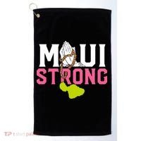 Pray For Maui Hawaii Strong Golf Towel thumb 0