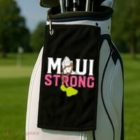 Pray For Maui Hawaii Strong Golf Towel thumb 2