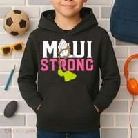 Pray For Maui Hawaii Strong Kids Hoodie thumb 2