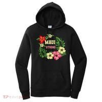 Pray For Maui Hawaii Strong Lahaina Hawaiian Floral Women's Hoodie thumb 0