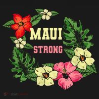 Pray For Maui Hawaii Strong Lahaina Hawaiian Floral Mousepad thumb 1