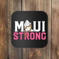 Pray For Maui Hawaii Strong Coaster thumb 0