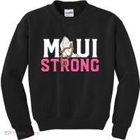 Pray For Maui Hawaii Strong Kids Sweatshirt thumb 0