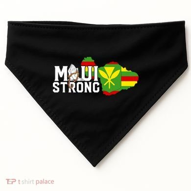 Pray For Maui Hawaii Strong USA-Made Doggie Bandana