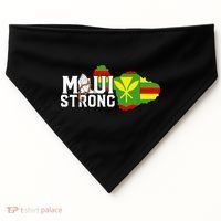 Pray For Maui Hawaii Strong USA-Made Doggie Bandana thumb 0
