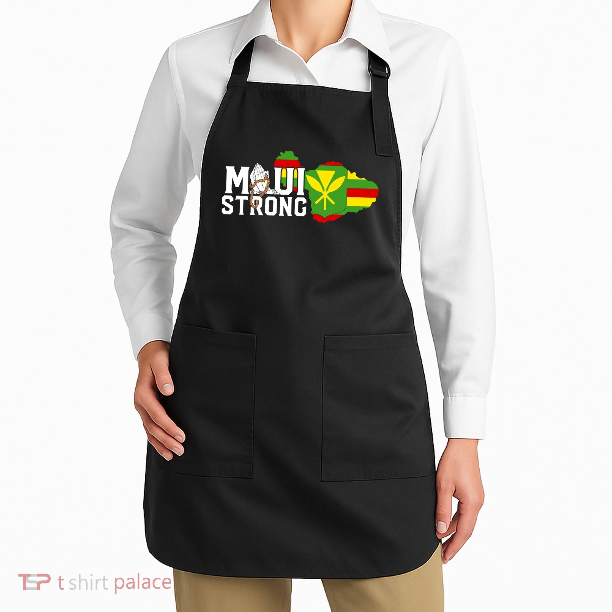 Pray For Maui Hawaii Strong Apron