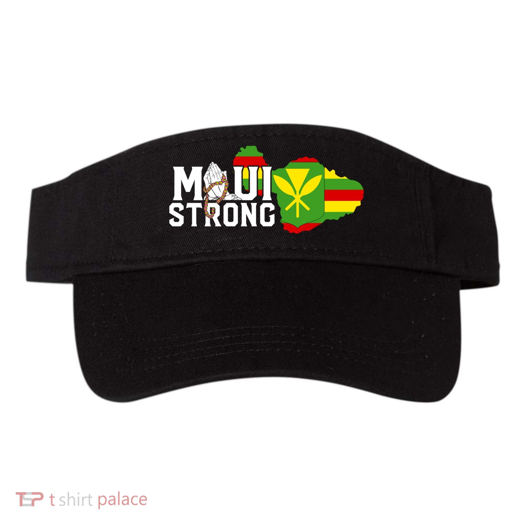 Pray For Maui Hawaii Strong Visor