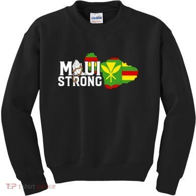 Pray For Maui Hawaii Strong Kids Sweatshirt