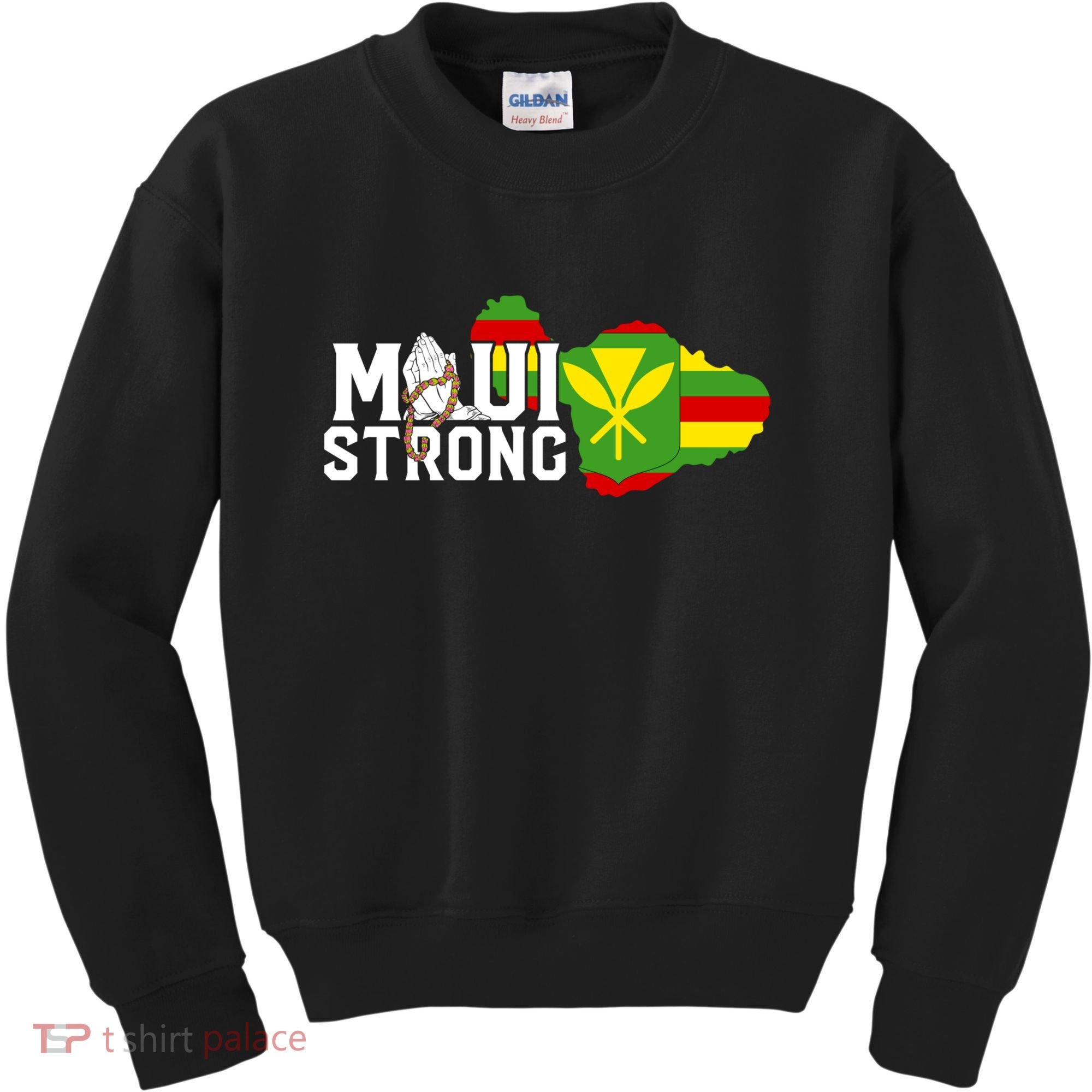 Pray For Maui Hawaii Strong Kids Sweatshirt