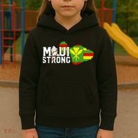 Pray For Maui Hawaii Strong Kids Hoodie thumb 3