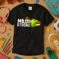 Pray For Maui Hawaii Strong Kids T-Shirt thumb 3