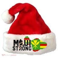 Pray For Maui Hawaii Strong Santa Hat thumb 0