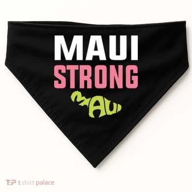 Pray For Maui Hawaii Strong USA-Made Doggie Bandana