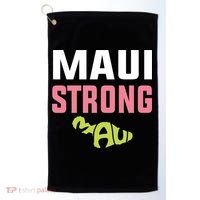 Pray For Maui Hawaii Strong Golf Towel thumb 0