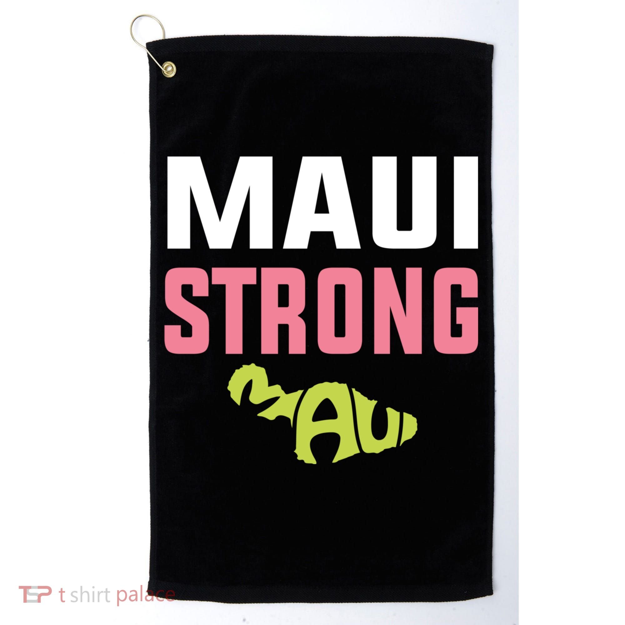 Pray For Maui Hawaii Strong Golf Towel