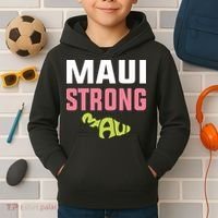 Pray For Maui Hawaii Strong Kids Hoodie thumb 2