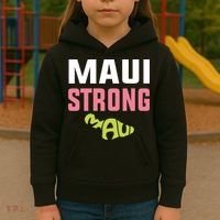 Pray For Maui Hawaii Strong Kids Hoodie thumb 3