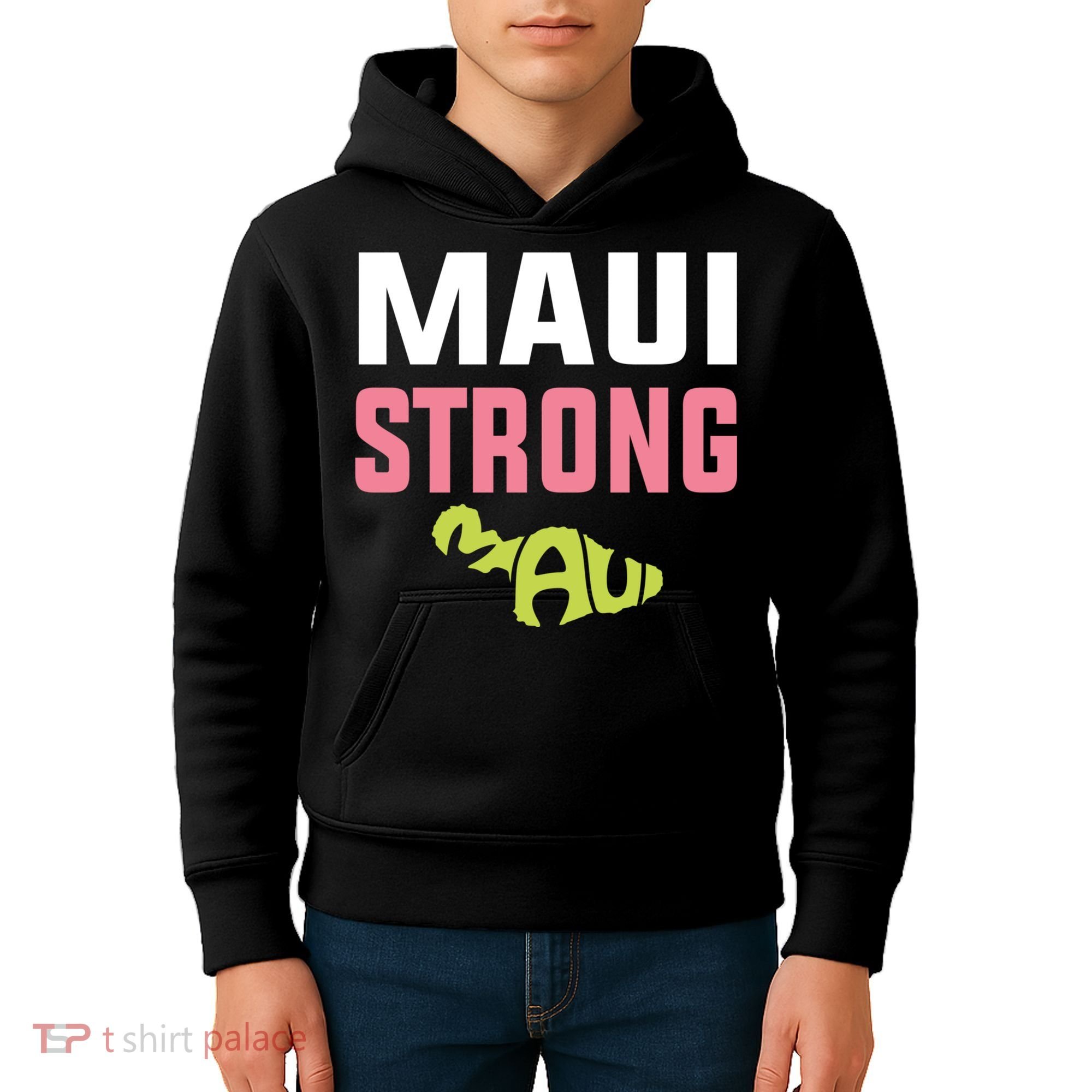 Pray For Maui Hawaii Strong Kids Hoodie