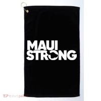 Pray For Maui Hawaii Strong Golf Towel thumb 0