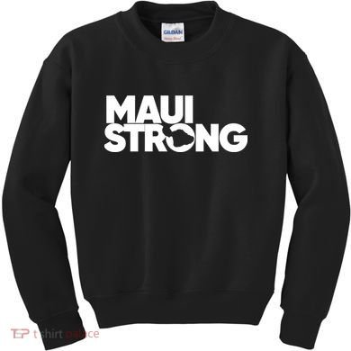 Pray For Maui Hawaii Strong Kids Sweatshirt
