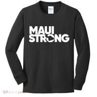 Pray For Maui Hawaii Strong Kids Long Sleeve Shirt thumb 0