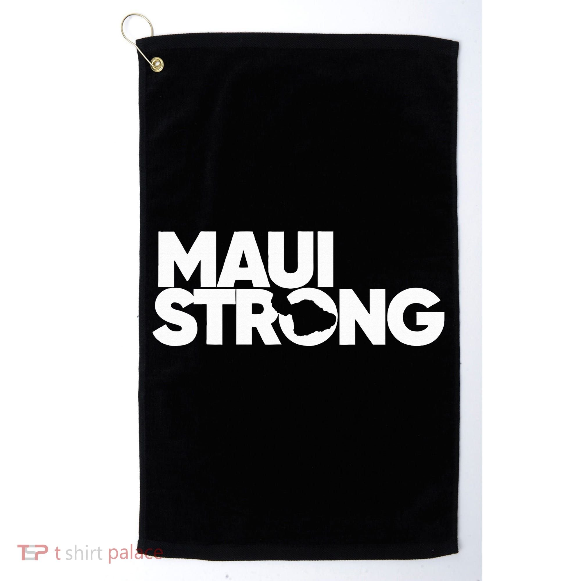 Pray For Maui Hawaii Strong Golf Towel