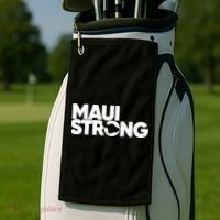 Pray For Maui Hawaii Strong Golf Towel thumb 2