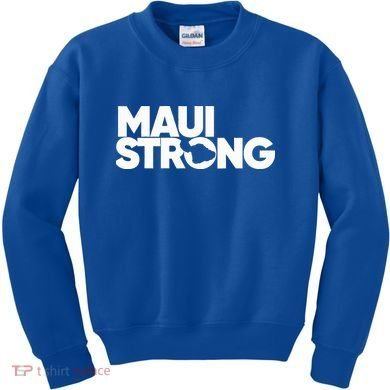 Pray For Maui Hawaii Strong Kids Sweatshirt