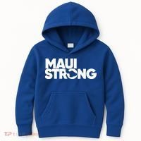 Pray For Maui Hawaii Strong Kids Hoodie thumb 0