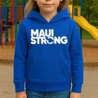 Pray For Maui Hawaii Strong Kids Hoodie thumb 3