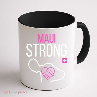 Pray For Maui Hawaii Strong Coffee Mug back