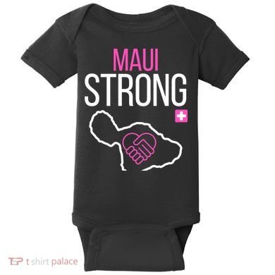 Pray For Maui Hawaii Strong Baby Bodysuit