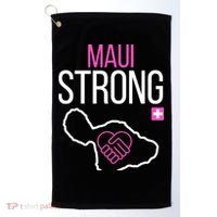 Pray For Maui Hawaii Strong Golf Towel thumb 0