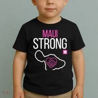 Pray For Maui Hawaii Strong Toddler T-Shirt thumb 2