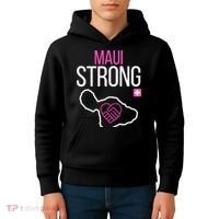Pray For Maui Hawaii Strong Kids Hoodie thumb 4