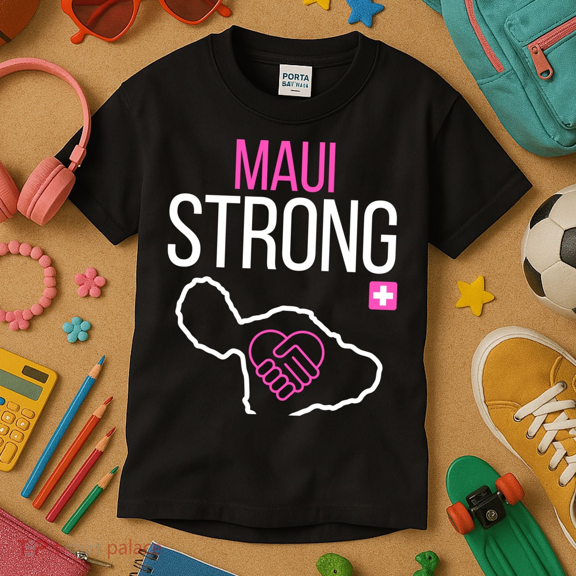Pray For Maui Hawaii Strong Kids T-Shirt
