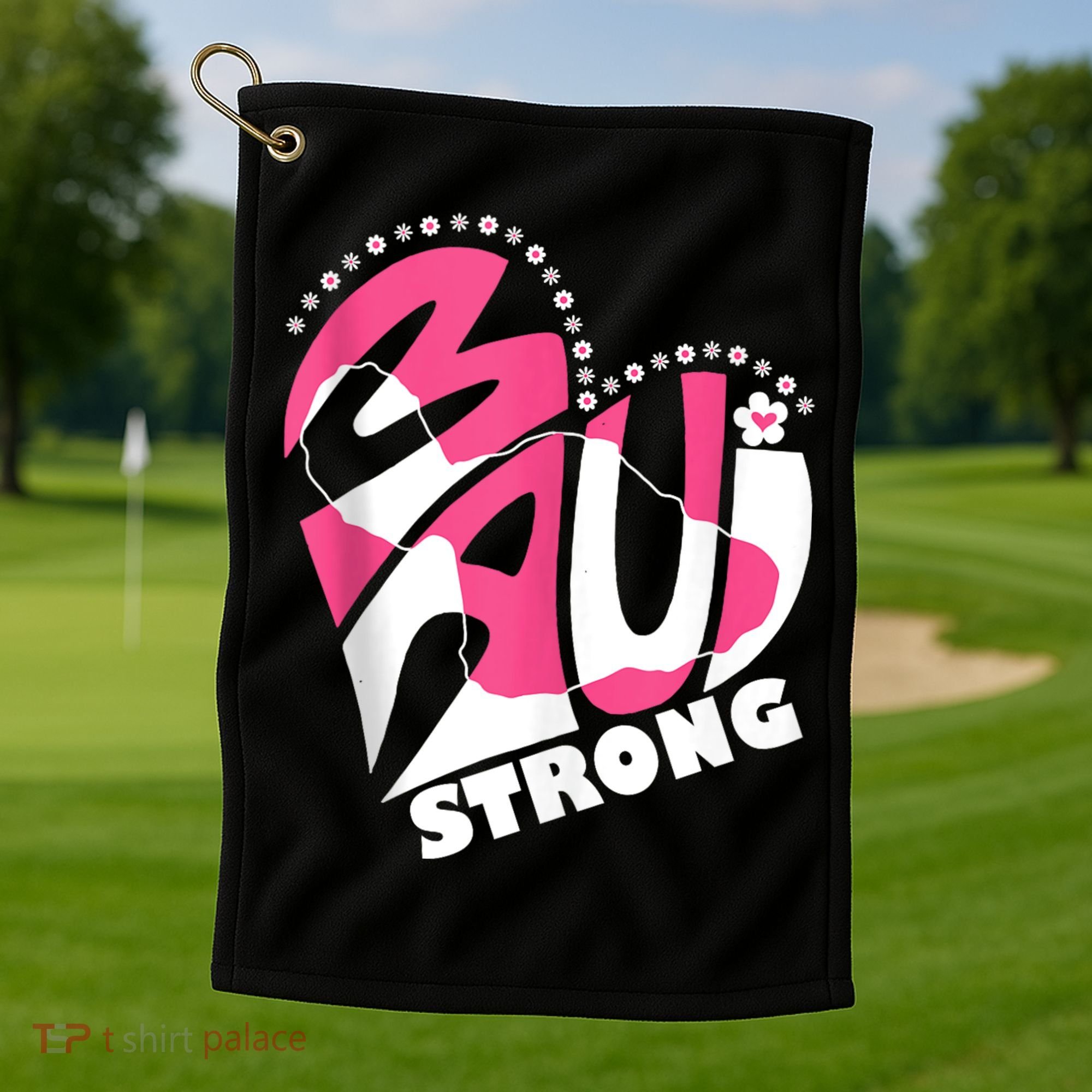 Pray For Maui Hawaii Strong Golf Towel