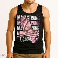 Pray For Maui Hawaii Strong Maui Lahaina Hawaiian Islands Tank Top thumb 3