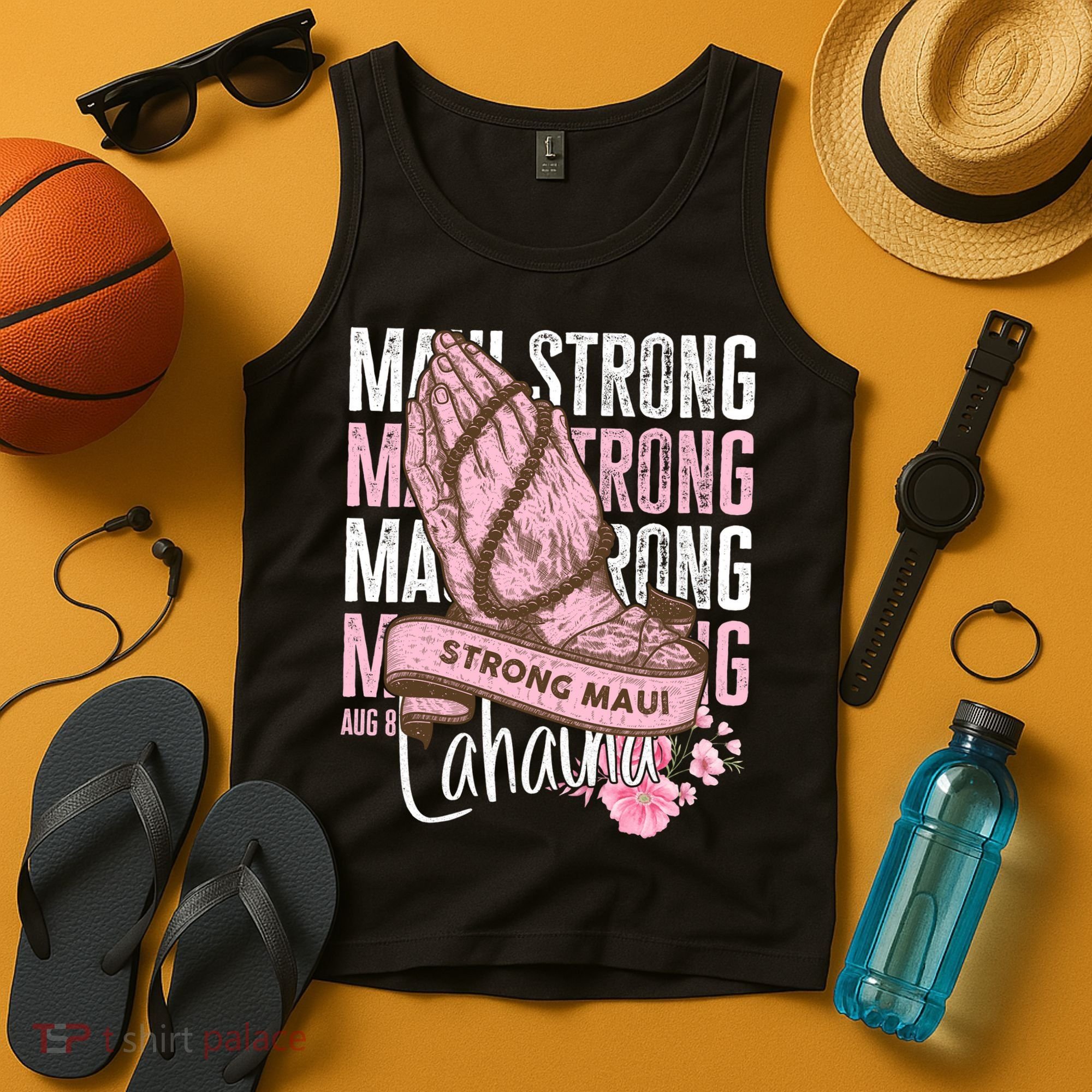 Pray For Maui Hawaii Strong Maui Lahaina Hawaiian Islands Tank Top
