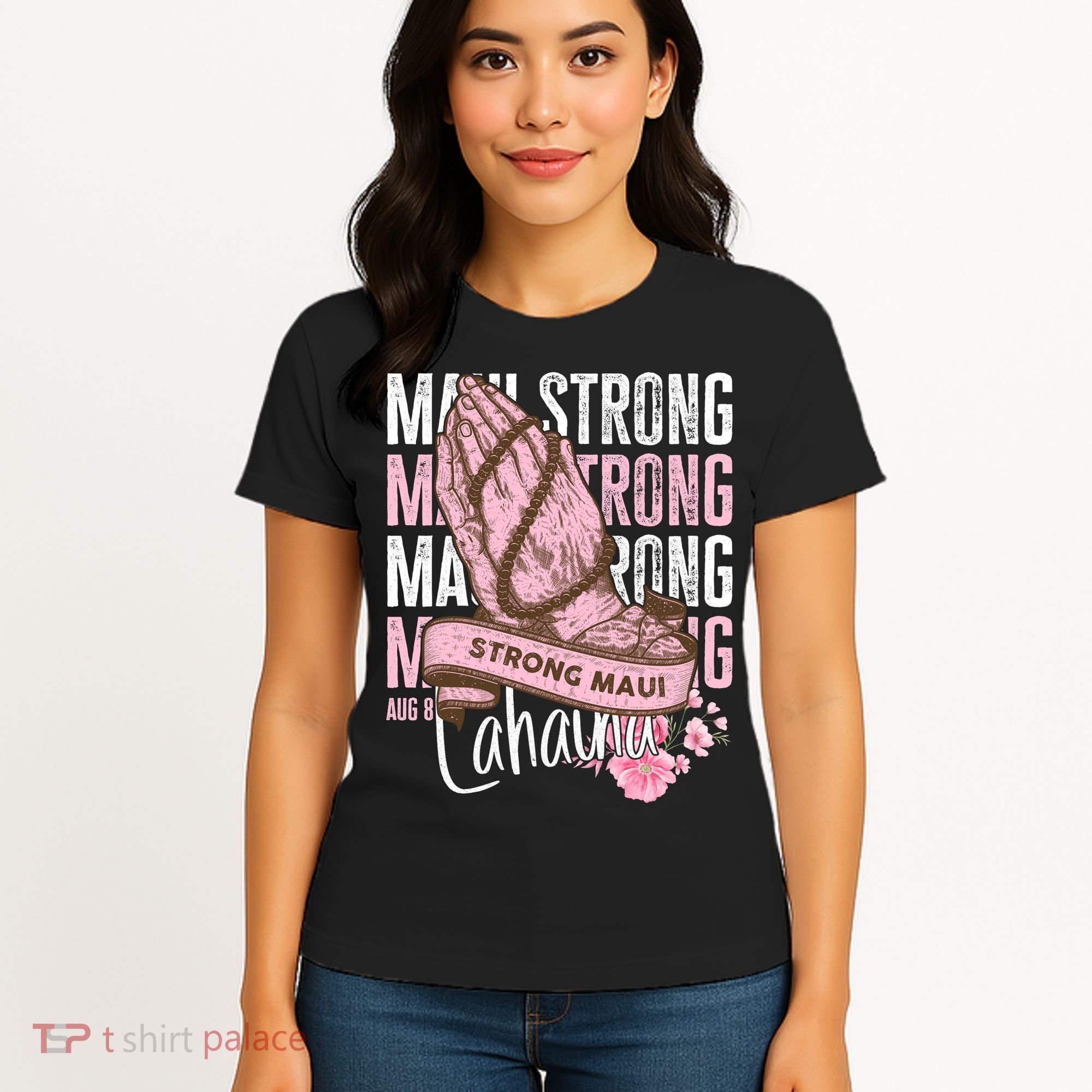 Pray For Maui Hawaii Strong Maui Lahaina Hawaiian Islands Women's T-Shirt
